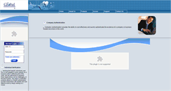 Desktop Screenshot of global-authentication.com